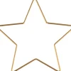 Glorex Metallstern Goldfarben 15 cm x 15 cm x 0,3 cm