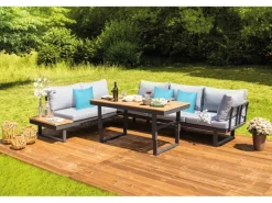 Greemotion Lounge-Gruppe San José 3-teilig Braun
