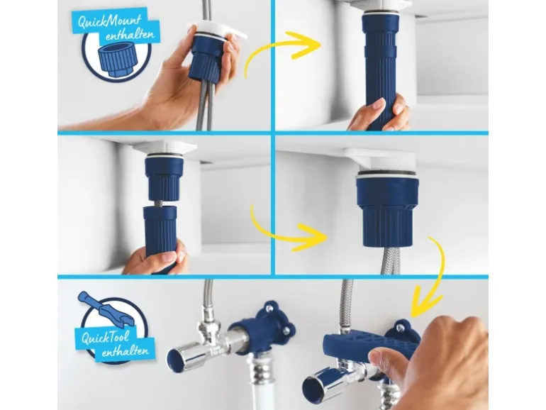Grohe QuickFix Einhebel-Spültischarmatur Start Loop Chrom