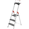 Hailo Alu-Sicherheits-Stehleiter L100 TopLine 3-stufig