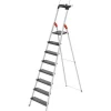 Hailo Alu-Sicherheits-Stehleiter L100 TopLine 8-stufig