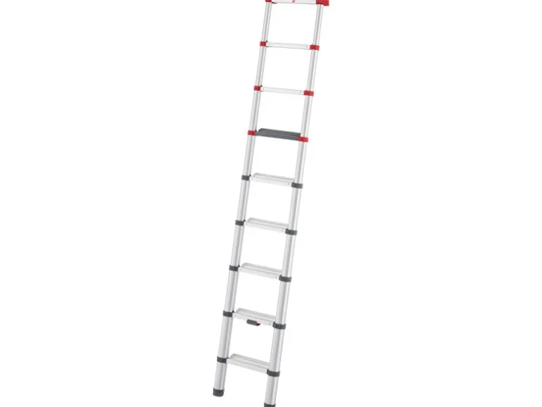 Hailo Alu-Teleskopleiter T100 FlexLine 265 cm x 46 cm x 100 cm Aluminium