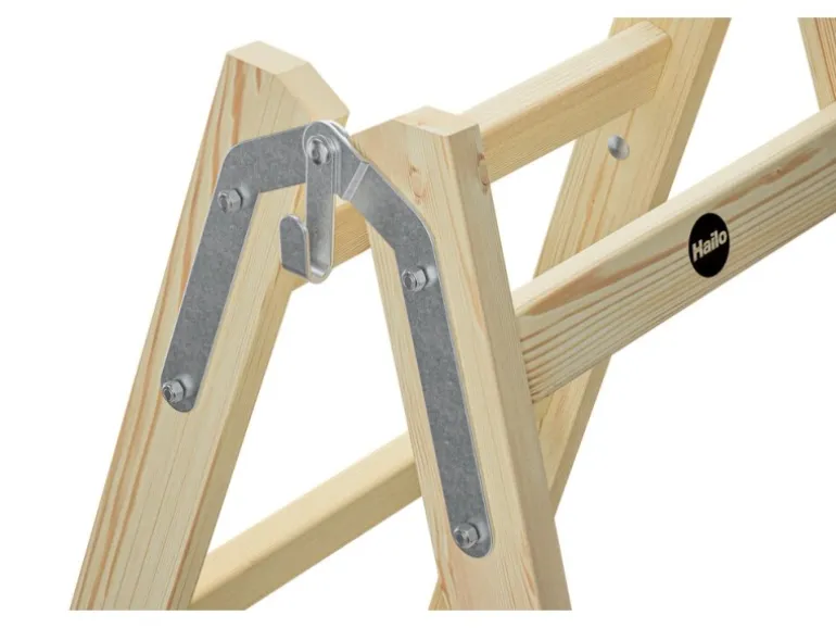 Hailo Holz-Doppelsprossenleiter H40 StandardLine 2 x 5 Sprossen