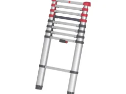 Hailo Sicherheits-Teleskopleiter FlexLine 260 Aluminium 9-stufig bis 150 kg