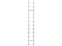 Hailo Sicherheits-Teleskopleiter FlexLine 380 Aluminium 13-stufig bis 150 kg