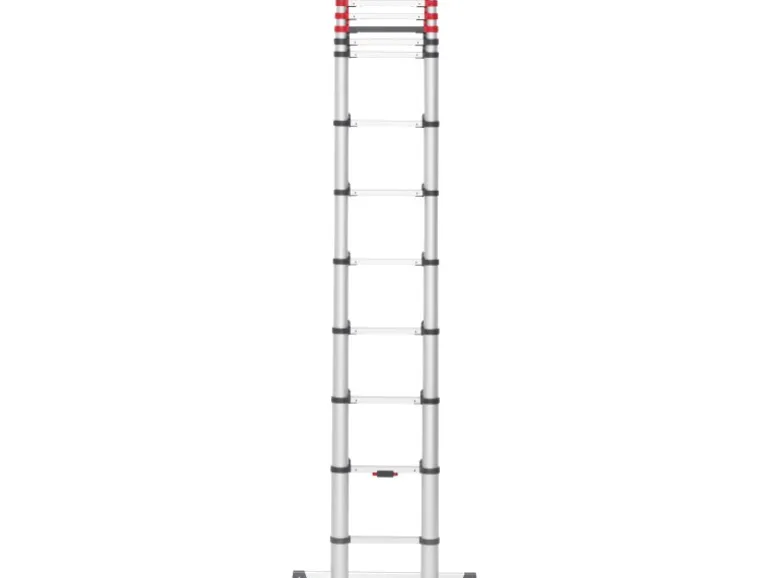 Hailo Sicherheits-Teleskopleiter FlexLine 380 Aluminium 13-stufig bis 150 kg