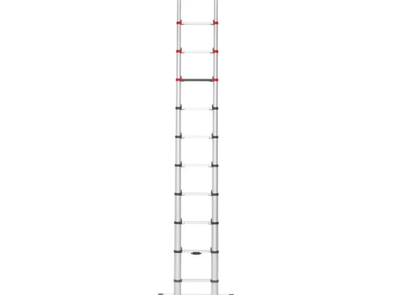 Hailo Sicherheits-Teleskopleiter FlexLine 320 Aluminium 11-stufig bis 150 kg