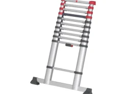 Hailo Sicherheits-Teleskopleiter FlexLine 320 Aluminium 11-stufig bis 150 kg