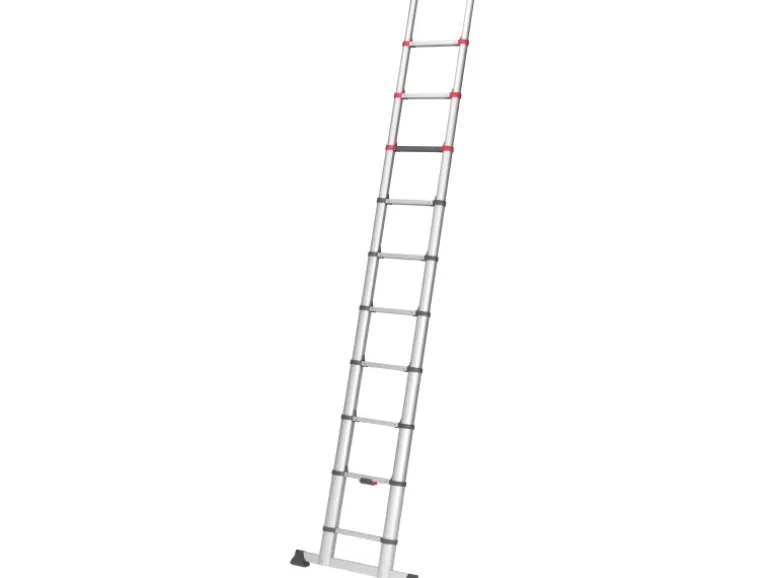 Hailo Sicherheits-Teleskopleiter FlexLine 320 Aluminium 11-stufig bis 150 kg