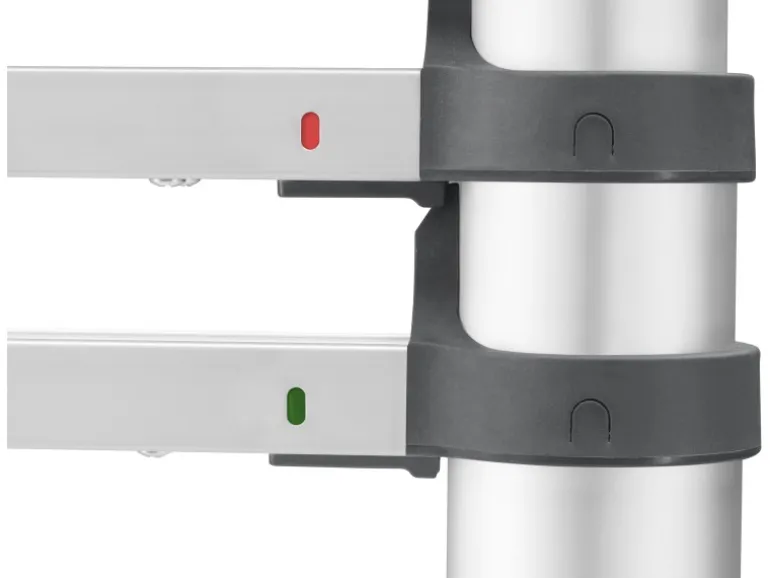 Hailo Sicherheits-Teleskopleiter FlexLine 320 Aluminium 11-stufig bis 150 kg