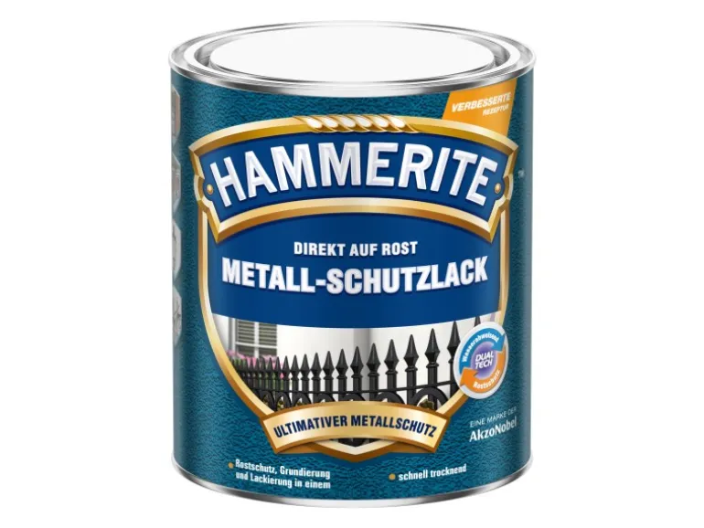 Hammerite Metall-Schutzlack Dunkelblau Hammerschlag 750 ml