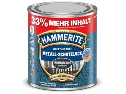 Hammerite Metall-Schutzlack Schwarz Hammerschlag 1 l