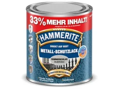 Hammerite Metall-Schutzlack Silbergrau Hammerschlag 1 l