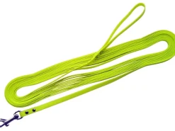 Heim Hunde-Suchleine BioThane Breite 13 mm Länge 10 m Neongelb