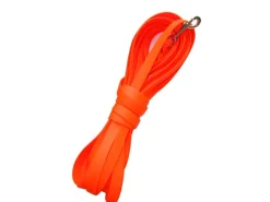 Heim Hunde-Suchleine BioThane Breite 13 mm Länge 10 m Leuchtorange