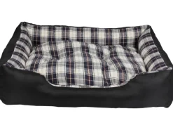 Heim Hunde-und Katzenbett mit herausnehmbarem Kissen 75 cm x 58 cm x 19 cm