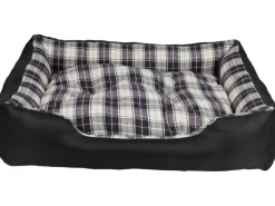 Heim Hunde-und Katzenbett mit herausnehmbarem Kissen 90 cm x 70 cm x 20 cm