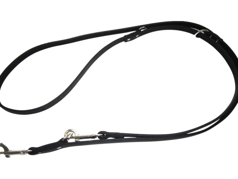 Heim Hunde-Vorführleine Softleder Breite 20 mm Länge 240 cm Braun