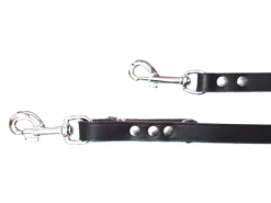 Heim Hunde-Vorführleine Softleder Breite 20 mm Länge 240 cm Braun