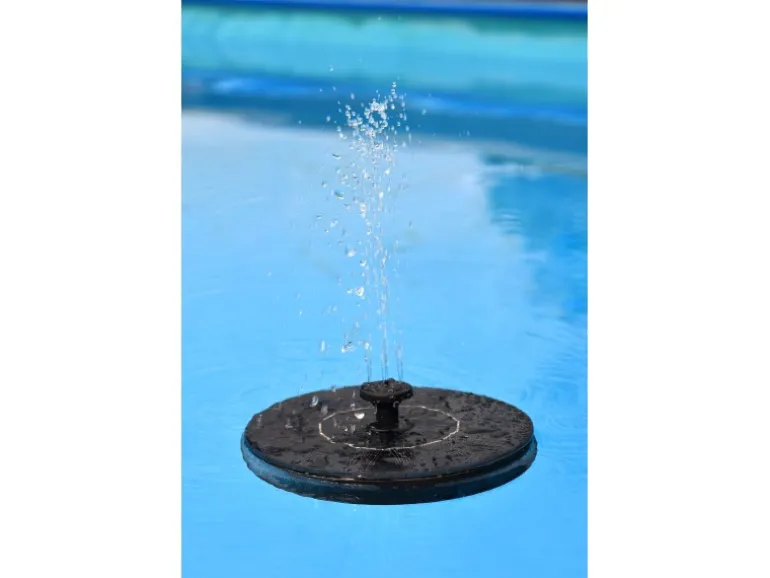 Heissner Solar-Teichpumpen-Set Schwimmende Solar-Insel