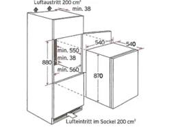 Held Möbel Küchenzeile Mailand 330 cm Weiß Hochglanz-Weiß Matt mit E-Geräten