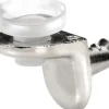 Hettich Glas-Bodenträger Sekura 8 Ø 5 mm Zinkdruckguss Vernickelt 8 Stück