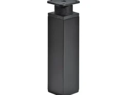 Hettich Möbelfuß 150 - 165 mm x 40 mm x 40 mm Stahl Schwarz