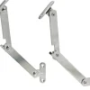 Hettich Mini Klappenhalter Stahl 130 mm Vernickelt 2 Stück