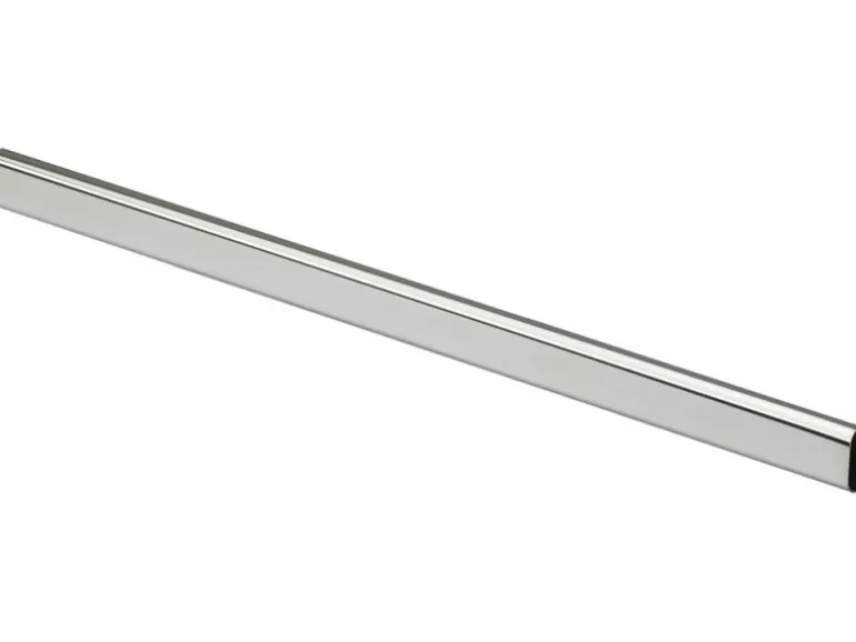 Hettich Schrankrohr oval 1200 mm Stahl verchromt