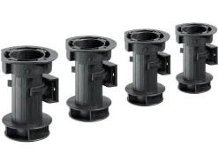Hettich Sockel-Verstellfuß-Set Ø 25 mm x 100 mm inkl. Klips