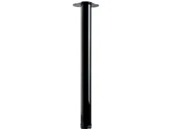 Hettich Tischbein Ø 60 mm x 700 mm Schwarz inkl. Montageplatte