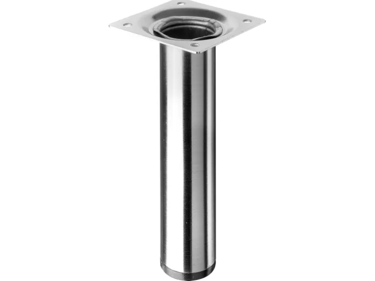 Hettich Tischbein Ø 30 mm x 150 mm Edelstahl-Optik