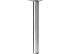 Hettich Tischbein Ø 30 mm x 300 mm Edelstahl-Optik