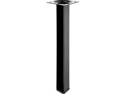 Hettich Tischbein 25 mm x 25 mm x 250 mm Schwarz