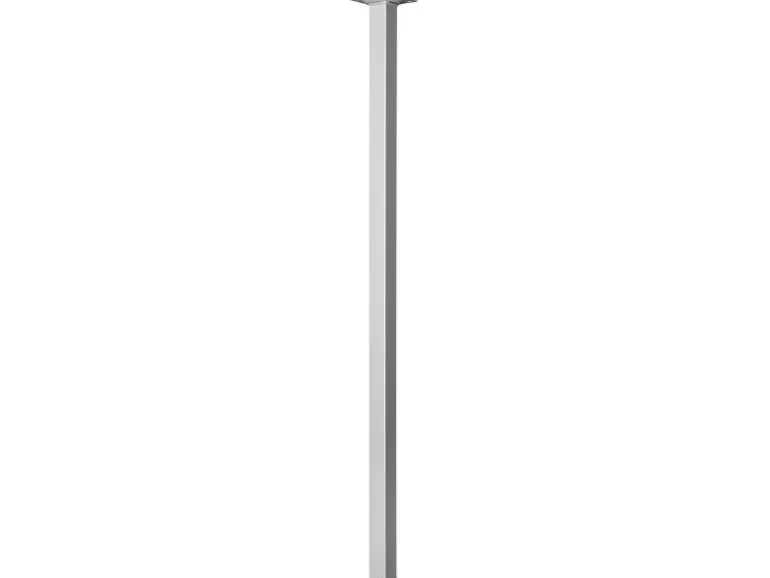 Hettich Tischbein 25 mm x 25 mm x 700 mm Aluminium-Optik