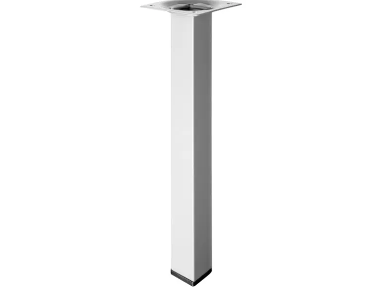 Hettich Tischbein 25 mm x 25 mm x 250 mm Aluminium-Optik