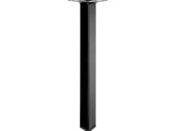 Hettich Tischbein 25 mm x 25 mm x 300 mm Schwarz
