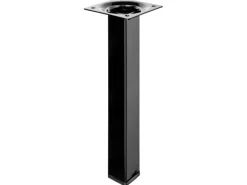 Hettich Tischbein 25 mm x 25 mm x 200 mm Schwarz