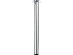 Hettich Tischbein-Set 4-teilig Ø 60 mm x 710 mm Edelstahl-Optik