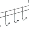 Hettich Türgarderobe mit 5 Haken verchromt