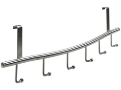 Hettich Türhängegarderobe Edelstahl 6 Haken