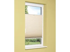 Hitzeschutz Plissee Toledo 60 cm x 130 cm Beige