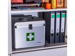 HMF 14702-09 Alu Medizinkoffer Erste Hilfe Koffer Tragegriff 30 x 25 x 25 cm