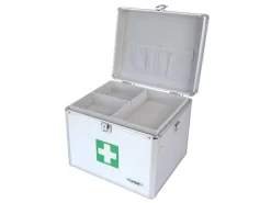 HMF 14702-09 Alu Medizinkoffer Erste Hilfe Koffer Tragegriff 30 x 25 x 25 cm