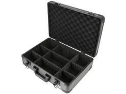 HMF 14502-02 Alu Transportkoffer Kamerakoffer Aufbewahrungskoffer Individuelle Facheinteilung 46 x 15 x 33 cm