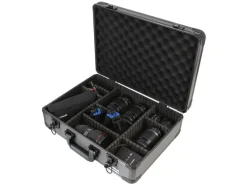 HMF 14502-02 Alu Transportkoffer Kamerakoffer Aufbewahrungskoffer Individuelle Facheinteilung 46 x 15 x 33 cm