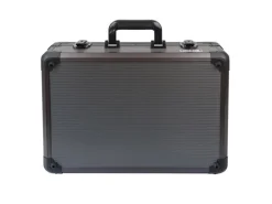 HMF 14502-02 Alu Transportkoffer Kamerakoffer Aufbewahrungskoffer Individuelle Facheinteilung 46 x 15 x 33 cm