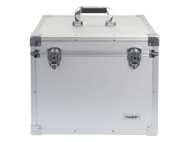 HMF 14812-02 Hängeregister Box Alukoffer DIN A4 Hängemappen 41 x 33 x 36 cm