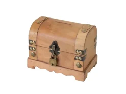 HMF 6414-50 Spardose Holz Schloss 18 x 12 x 14 cm Klein Namibia
