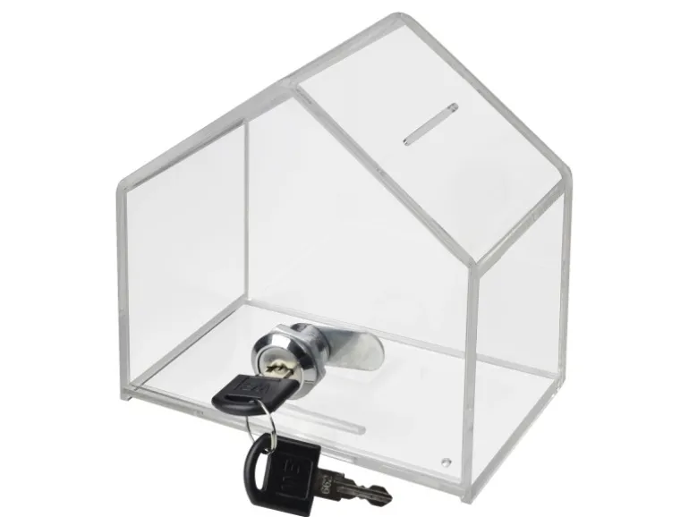 HMF 46911 Spendenbox Aktionsbox Spendenhaus Acryl 138 x 125 x 90 cm